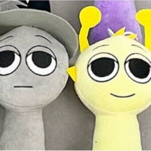 Sprunki Incredibox Clukr Clucker and Simon Plushie Set of 2